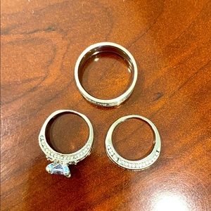 💍 set his/hers.... ladies sz 7 men sz 11